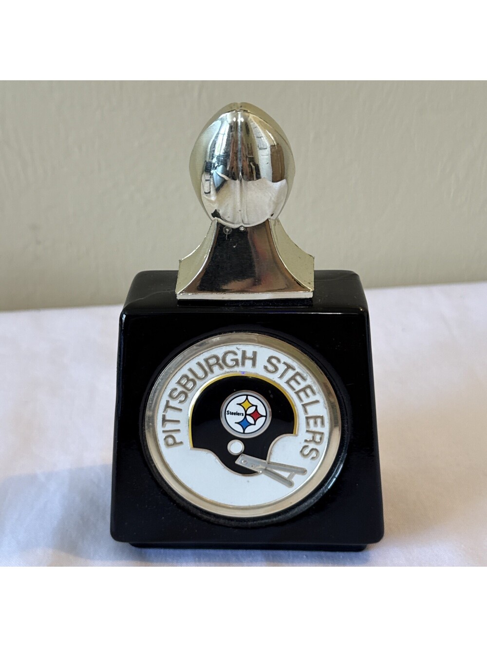 Vintage Avon Pittsburgh Steelers NFL Decanter Wild Country After Shave 1970s